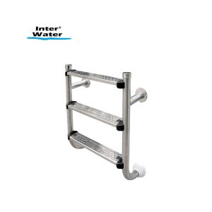 Escaleras Partida 3 Peldaños Acero Inox. Parte Inferior