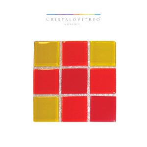 Mosaico Cristalo Vitreo  Mezcla de Fuego