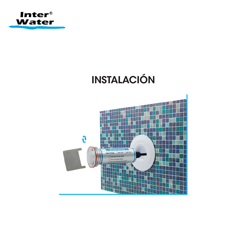 Nova Led Tipo Microfono, Instalacion